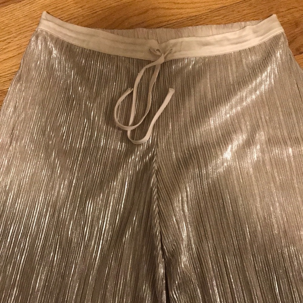 Gold Victoria Secret Pajama Bottoms - Picture 4 of 5